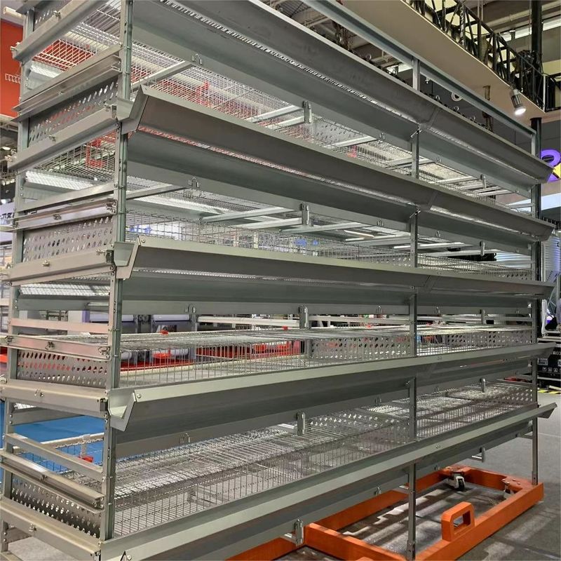 Automatischer Eierwachtelkäfig für 6-stufige Käfigkapazität für 200.000 Wachteln pro Bauernhof