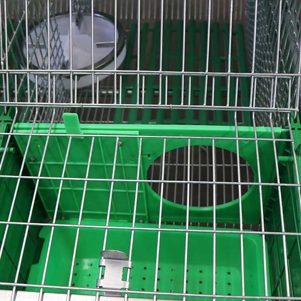 12 Mama-Handelsbauernhof-Kaninchen-Käfig-hohes Errichtungsleistungsfähigkeits-Smart-Trinken/einziehend
